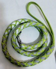 BRIGHT YELLOW REFLECTIVE SAFETY DOG PET LEASH LEAD 3FT