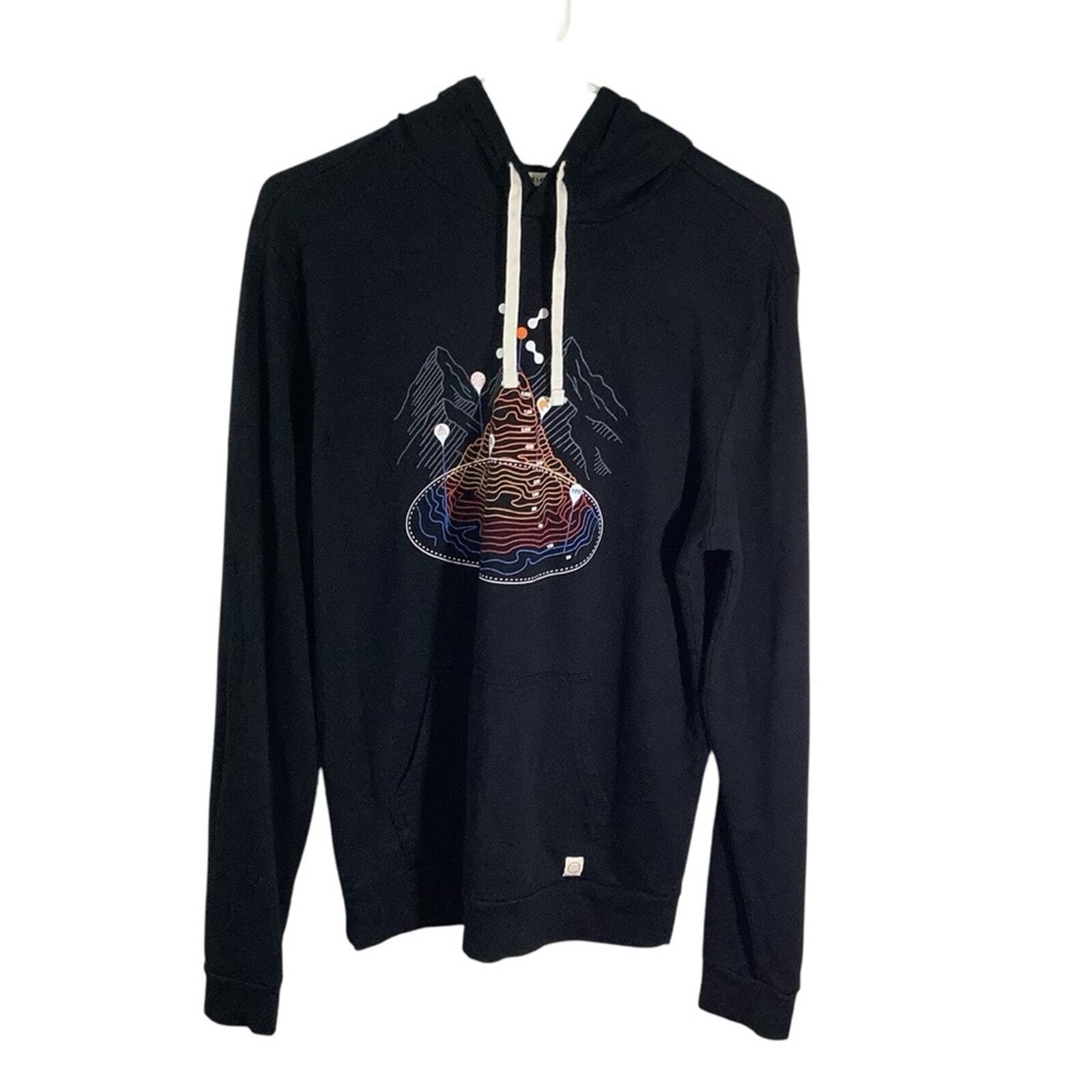 Marine Men's Layer Drawstrings Pullover Hooded Gr… - image 1