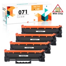 4  CRG071 Toner Cartridge for Canon 071 imageCLASS LBP120 MF270 Mf272dw NEW CHIP