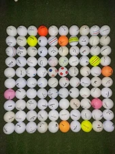 100 Used Titleist, Callaway, Bridgestone, Vice, Nike, Taylor Made Golf Balls ⛳️