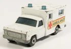 MATCHBOX 41 CHEVY SQUAREBODY AMBULANCE LESNEY SUPERFAST ENGLAND BEX