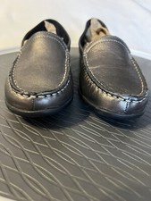3104. Clarks Bendables Leather Women's Slip-On Bronze Shoes. Size 6