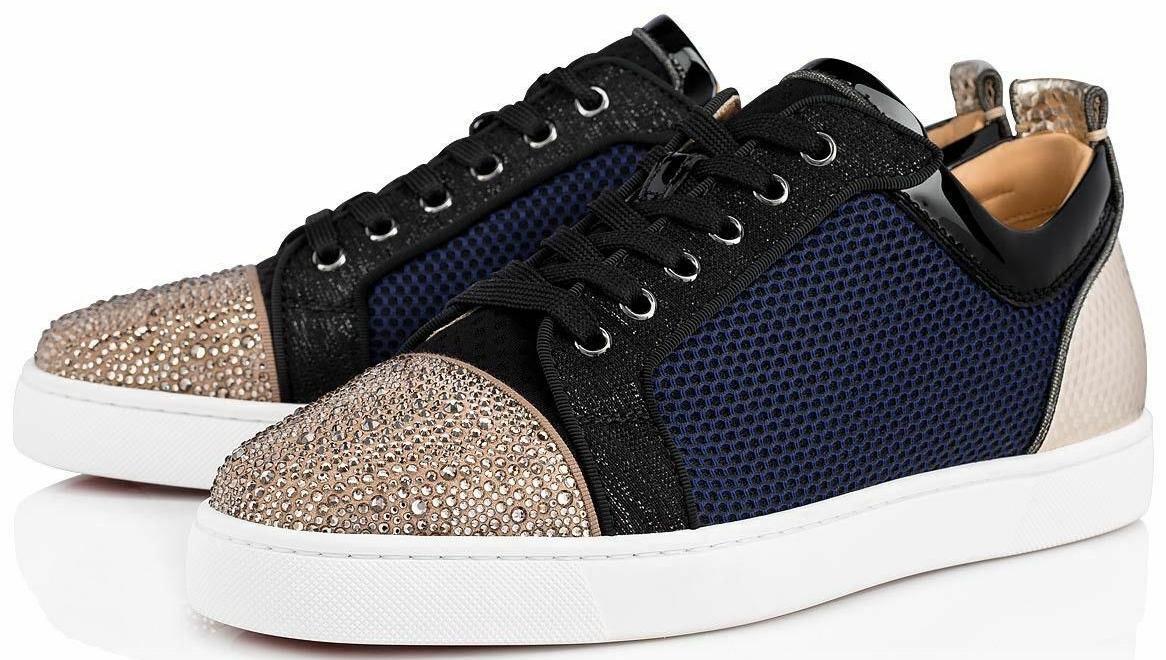 Christian Louboutin Louis Flat High Grey for sale | eBay