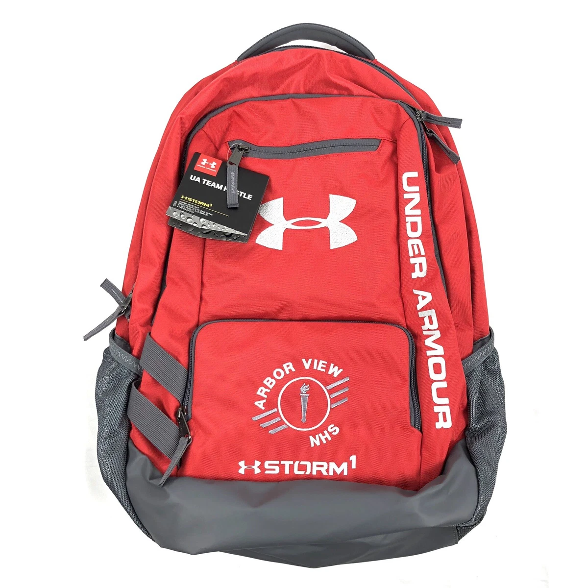 Under Armour UA Storm Hustle II Backpack Arbor View High School HS Las Vegas Red |