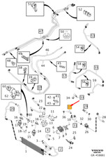 Tubo Powertrain Elettrico Sistema di Raffreddamento VOLVO V60 MK1 31368717 NUOVO ORIGINALE