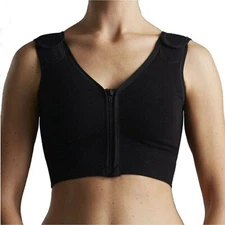 CAREFIX Sophia Front Close Post-Op Compression Surgical Vest by TYTEX (XXL, Blk)