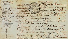 1771 Bail De La Ferme Du Klein