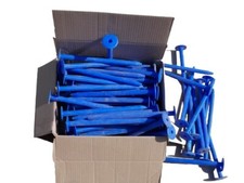 Blue Plastic Insulation Fixing, Anchors, Hangers, Rawplugs 240mm long Pack of 20