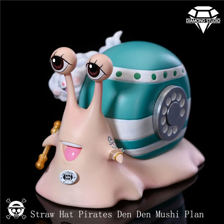 Diamond Studio One Piece Den Den Mushi Resin Model Luffy Nami Sanji 3Pcs