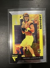 2021 Chronicles Football Flux Silver Rookie Trevor Lawrence RC #FX-1