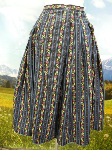 Traditional skirt cotton with bright colors and flowers traditional skirt size 36