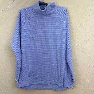 Eddie bauer Quest Pro Grid Fleece Pullover Mock Neck new XL TC1