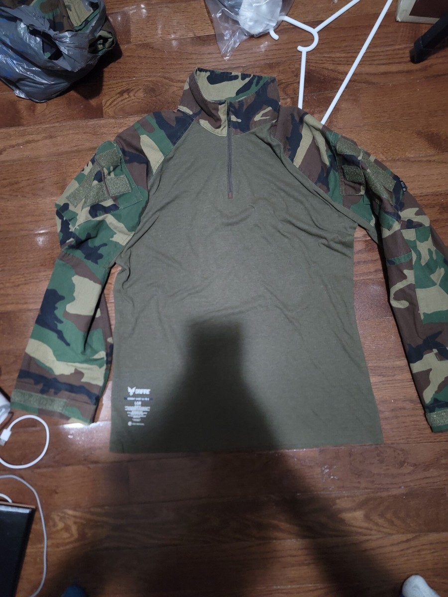 Crye Precision M81 Woodland Combat Shirt Large-R, Marsoc, Raiders