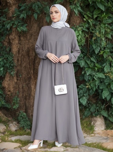 Arab Fashion Dress Muslim Women Abaya Clothing Loose Burqa Islamic Gown Robe - Picture 10 of 38