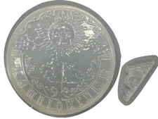 Sun Sundial Stepping Stone Plaster or Concrete Mold 1051 Moldcreations