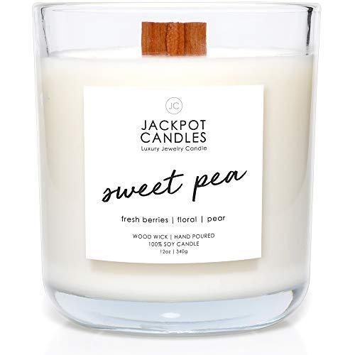 Jackpot Candles Sweet Pea Candle with Ring Inside (Surprise