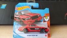 2021 HOT WHEELS - ́87 BUICK REGAL GNX RED SHORT CARD 1/64 APROX*NUOVO*