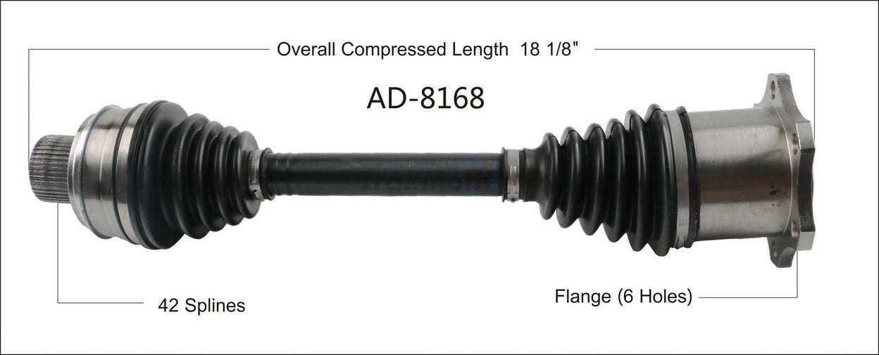 TrakMotive AD8168 CV Components CV Axle Shaft for sale online eBay