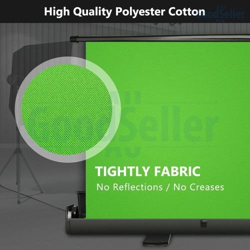 Green Screen Auto-Lock Collapsible Chroma Key Panel Background Backdrop Studio - Picture 4 of 12