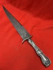 Civil War Confederate Presentation Officer’s Bowie Knife – Ornate Floral Handle