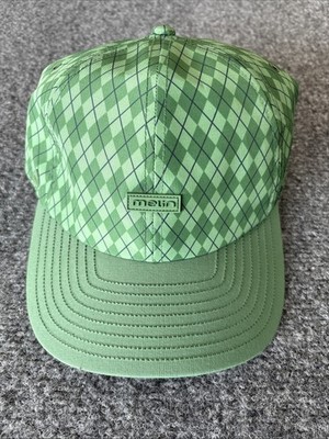Melin Odyssey  Links  Hydro Hat- Green Argyle Diamond Classic Adjustable Strap