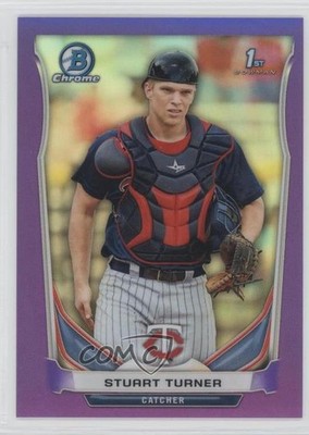 2014 Bowman Chrome Prospects Purple Refractor 4/150 Stuart Turner #BCP84 1h5