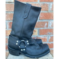 Biltrite Harness Tall Men?s Leather Bike Boots Size Neoprene Sole