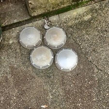 Vintage Plymouth Dodge Chrysler Police Dogdish Hubcaps Wheel Cover Charger Mopar