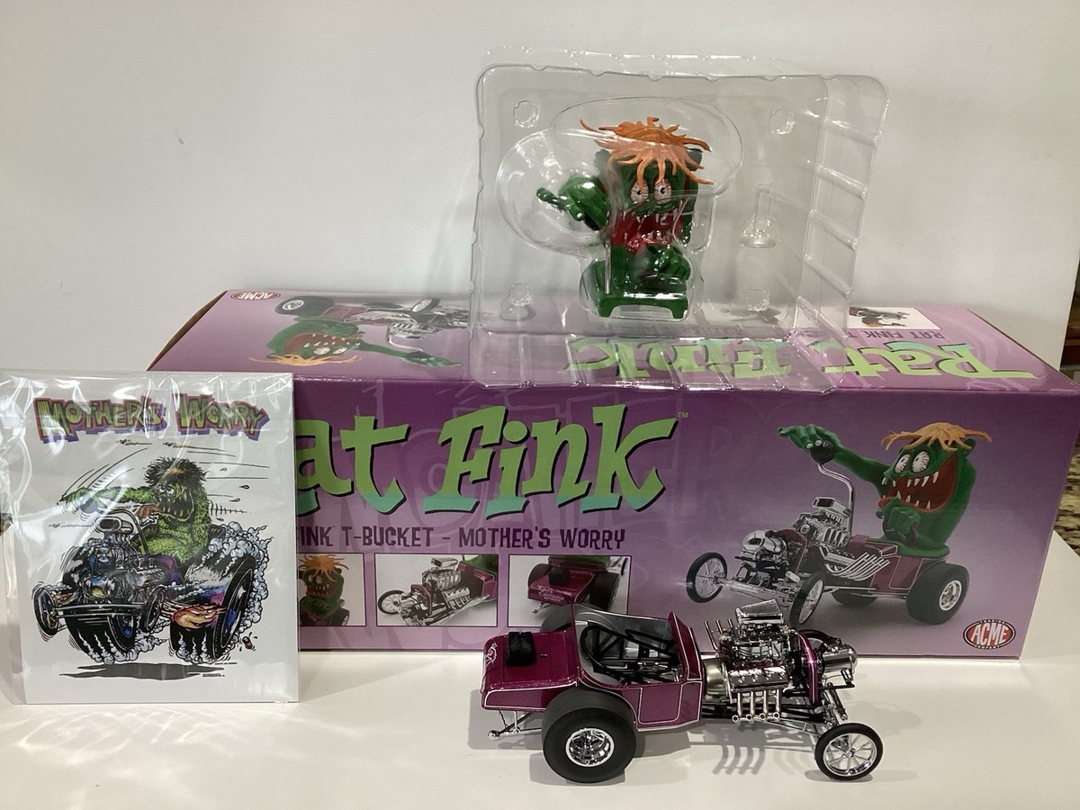 1/18 Acme Rat Fink Mother's Worry T-Bucket And Figure | eBay