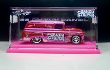 Hot Wheels Chevy Panel Pink Spectraflame Candy Striper Custom Made With Display