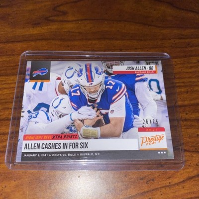 2021 Panini Prestige - Highlight Reel Josh Allen #HR-JA Xtra Points Orange /75