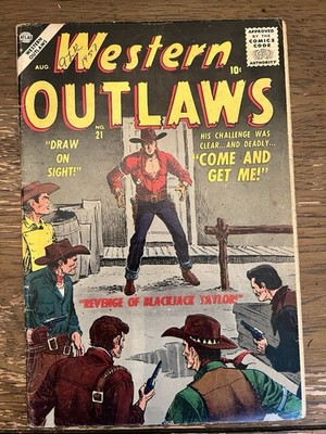 Western Outlaws #21 (Marvel Comics August 1957)