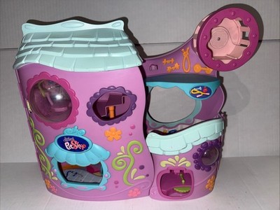 2007 Littlest Pet Shop LPS Tail Waggin Fitness Center Gym Play House