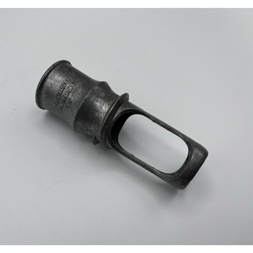 The 'Juistractor' — a brilliantly weird name for a beautifully brutalist metal citrus juicer made in New Brighton, PA — is an instant conversation piece.