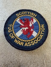 Scottish Tug Of War Association Embroidered Patch - Sew On Badge Scotland