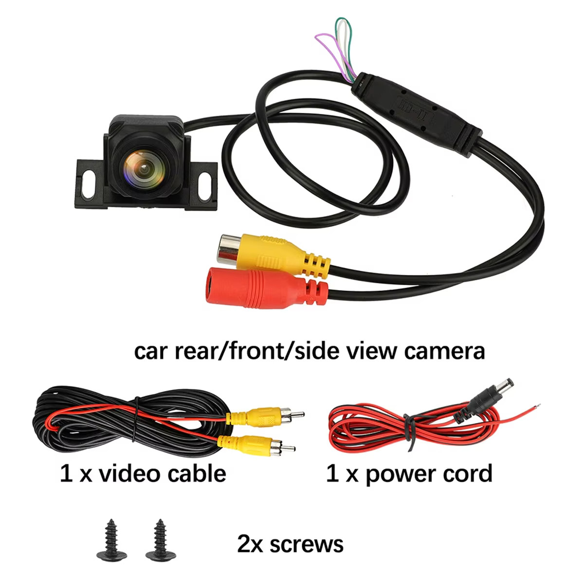 Retrocamera Auto HD 170° Telecamera Retromarcia Impermeabile Visione Notturna - Miniatura 8