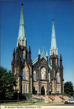 St Dunstans Basilica Charlottetown Prince Edward Island vintage postcard k419