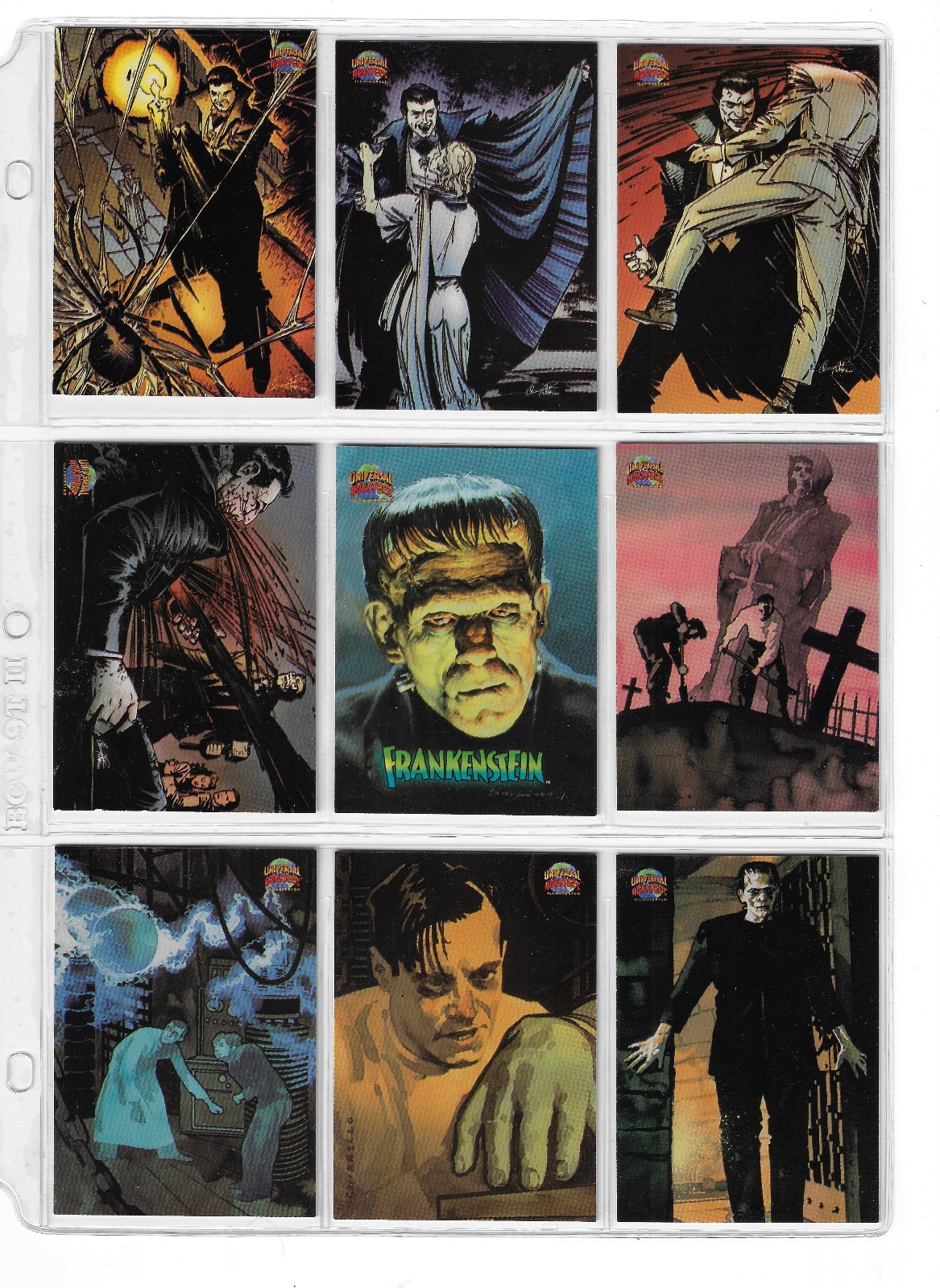 Universal Monsters Trading Cards - 1991 Topps - You Pick #4-68 -  Singles