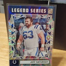 2025 Panini Donruss Football Jeff Saturday Legends Series #TLS-JSA Colts Card