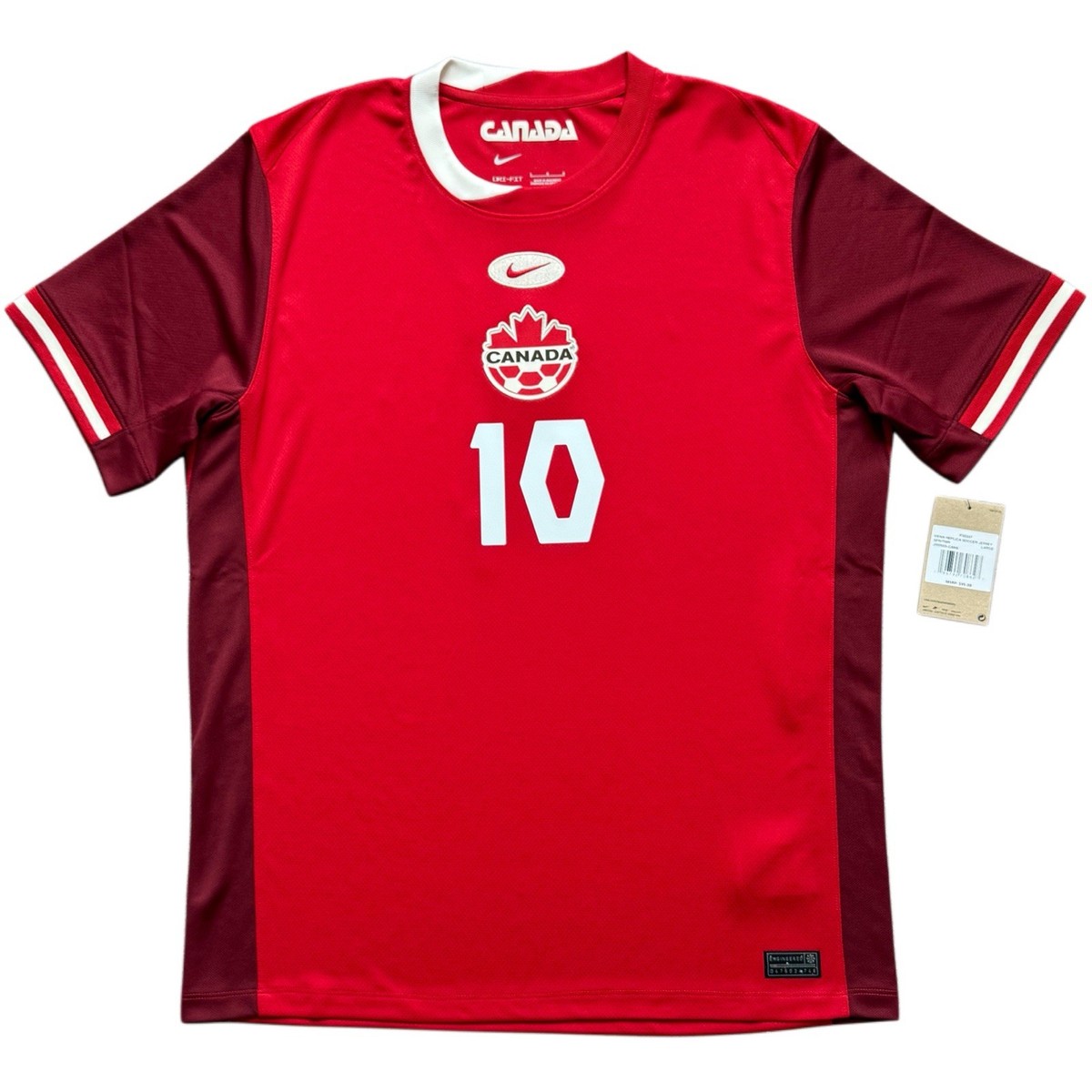 2024/25 Canada Home Jersey #10 Jonathan David Large Nike Soccer
