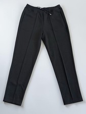 Mango MNG Black Pull On Straight Leg Ankle Pants Women's M