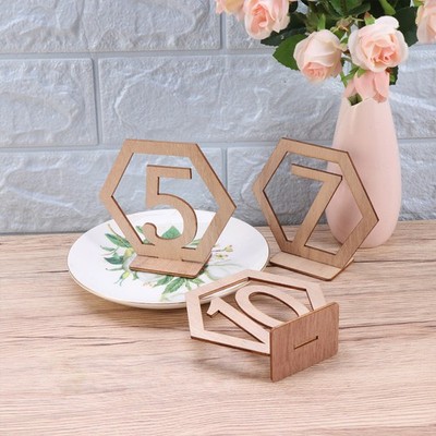  20 PCS Hochzeit Tischnummern Hochzeitstischdeko Hochzeitstischnummer