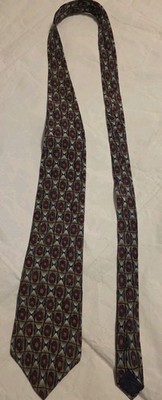 Molecular Expressions by Stonehenge Men's Silk Neck Tie Black Russian 3.75''X58''