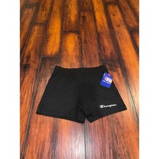 Girls Champion Shorts Girls Activewear Black Comfy Casual Athletic Size L 14