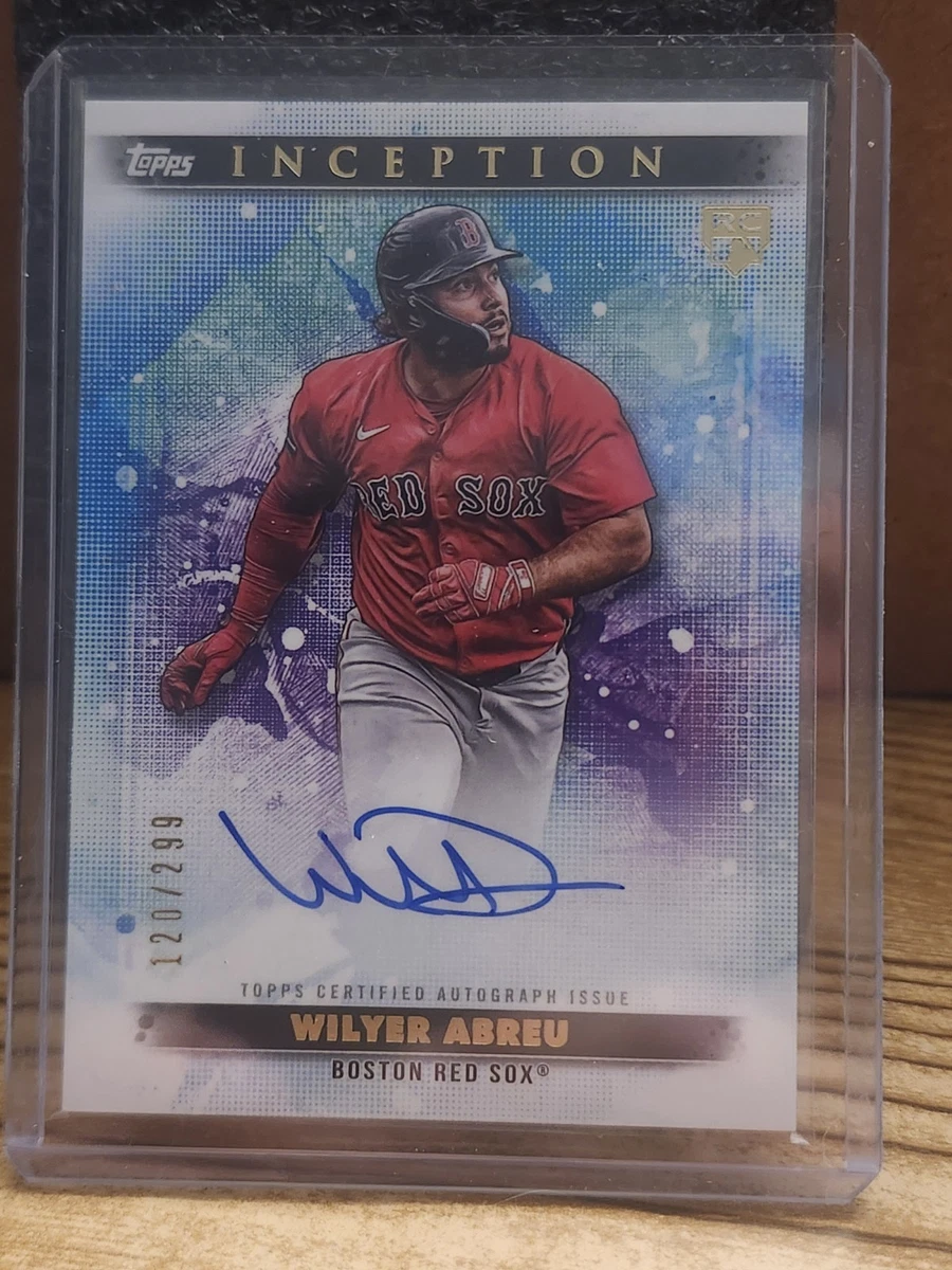 2024 Topps Inception Wilyer Abreu Rookie Auto /299 RC #BRES-WA Red 