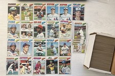 1977 Topps Baseball Lot of 345. HOFs, All-stars,  Rookies. Winfield Brock Blue