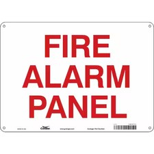 Condor 465P33 Safety Sign, 10 In Height, 14 In Width, Aluminum, Horizontal