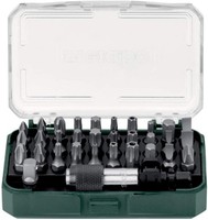Metabo Bit Box 32-Teilig Lc Mit Magnetischem Bithalter 60 Mm Adapter LäNge 25 Mm