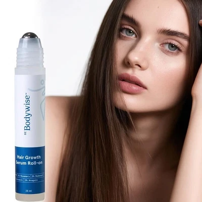 MARKENLOS Be Bodywise Hair Growth Serum Roll On · 3% Rosemary, 3% Redensyl & 2% (25ml)
