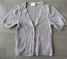 Aritzia Wilfred Fika Lilac Cardigan Size M